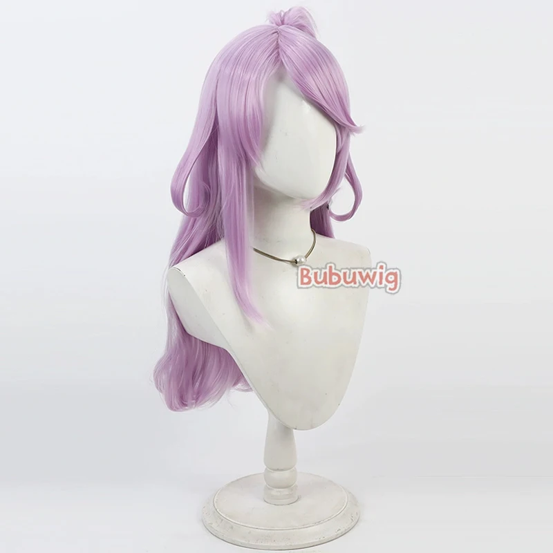 Bubuwig парик Kenzaki Makoto светло-фиолетовый 60 см