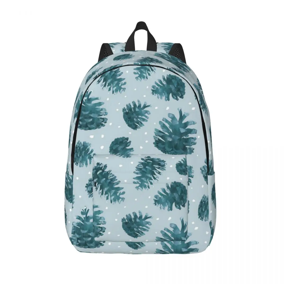 

Синий рюкзак из СОСНОВЫХ ШИШЕК с принтом снега, повседневные Рюкзаки, Молодежный дизайнерский узор, школьные сумки, рюкзак для отдыха