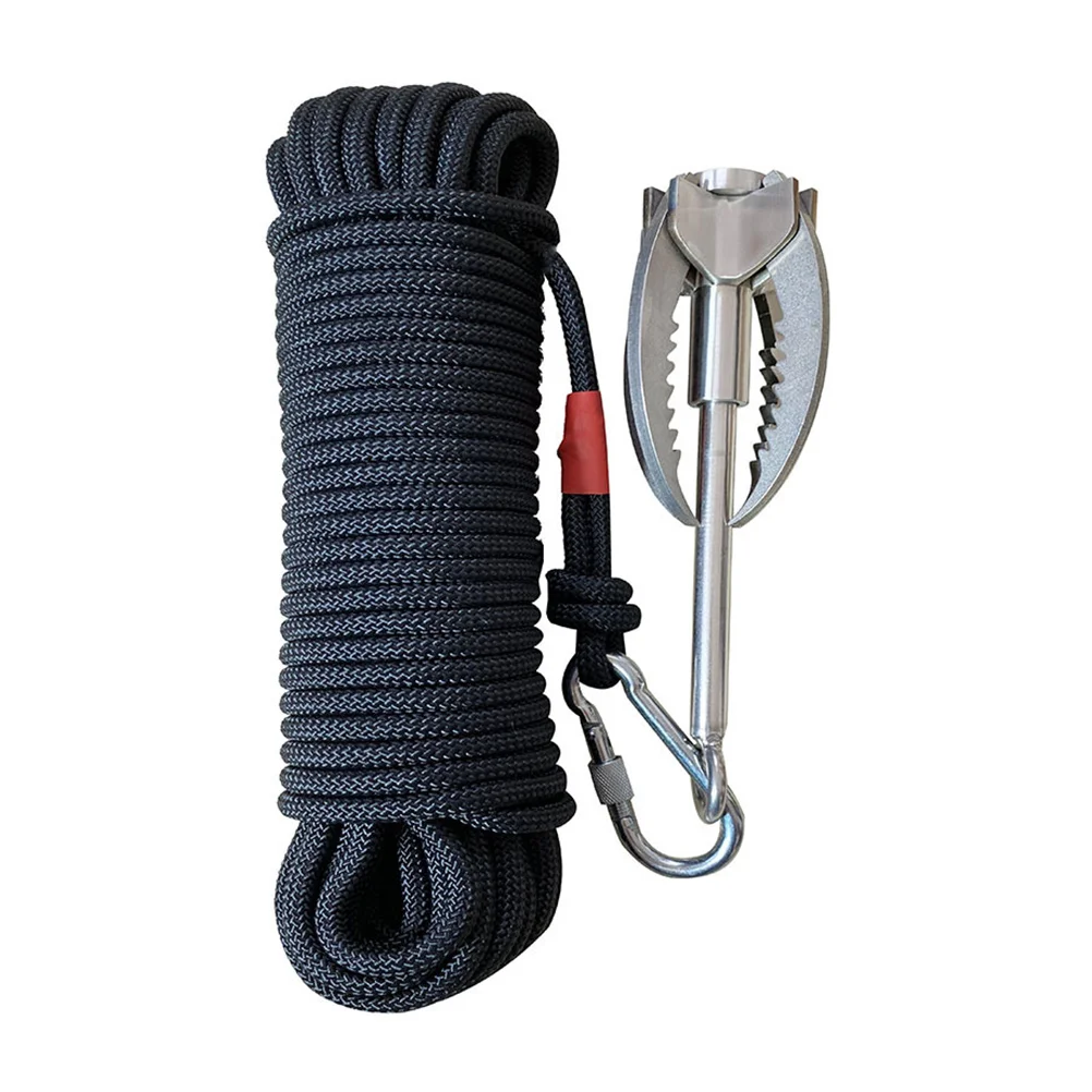 

1 Set Grappling Hook Survival Claw Stainless Steel Hook with Nylon Rope
