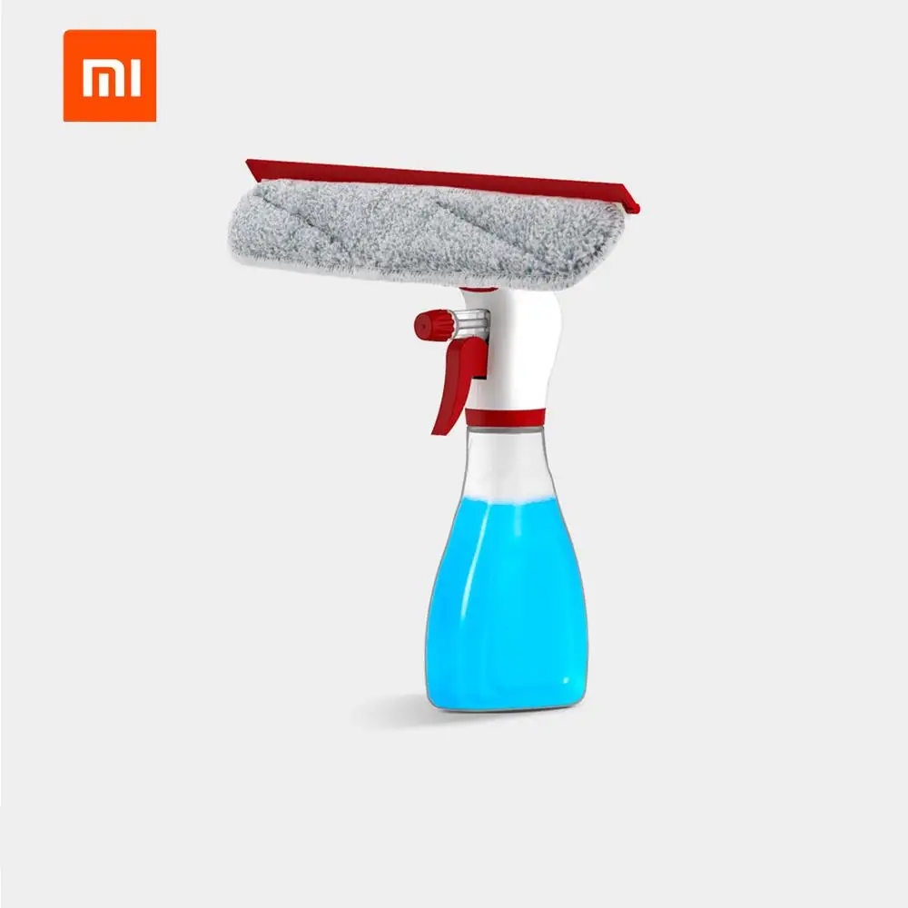 

Xiaomi mijia yijie 2 в 1 распылитель с временной съемкой салфетка для очистки бутылок и окон Чистящая Щетка Швабра сгибаемый пылесос