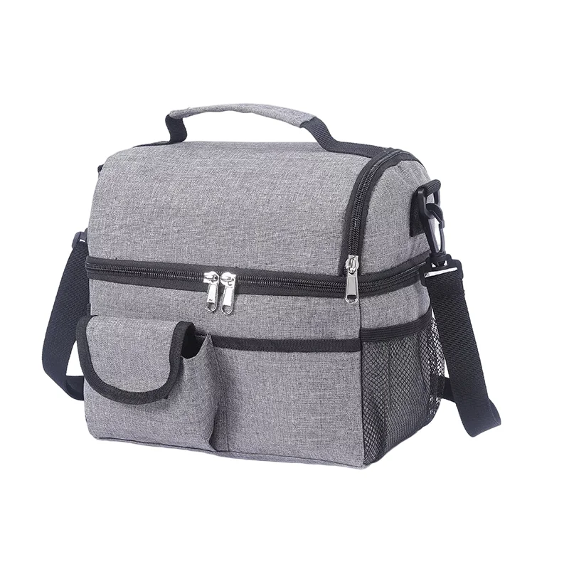 Lunch Bag Reusable Insulated Thermal Bag Women Men Multifunctional 8L Cooler And Warm Keeping Lunch Box Leakproof Waterproof