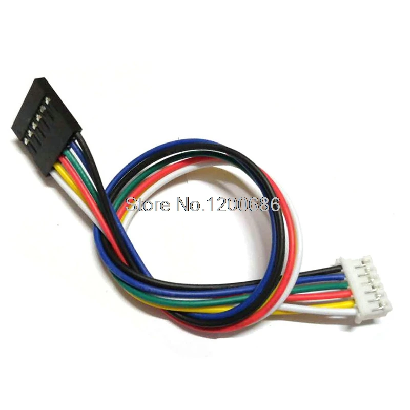 

20CM 50CM 1M 24AWG JST-PH 2.0mm to Dupont 2.54mm 6P Cable Female black connector wire harness