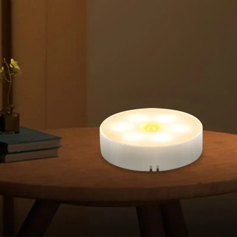 

Wireless LED Lamp Motion Sensor Night Light USB Rechargeable Emergency Wall-Mounted Light Bedroom Bedside Kitchen Bathroom Stair