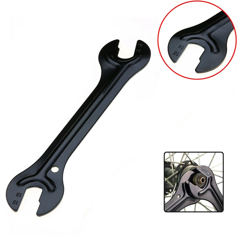 

1pcs Bicycle Head Open End Axle Hub Cone Wrench Steel Repair Spanner Bike Removal Repair Tools 13/14/15/16mm