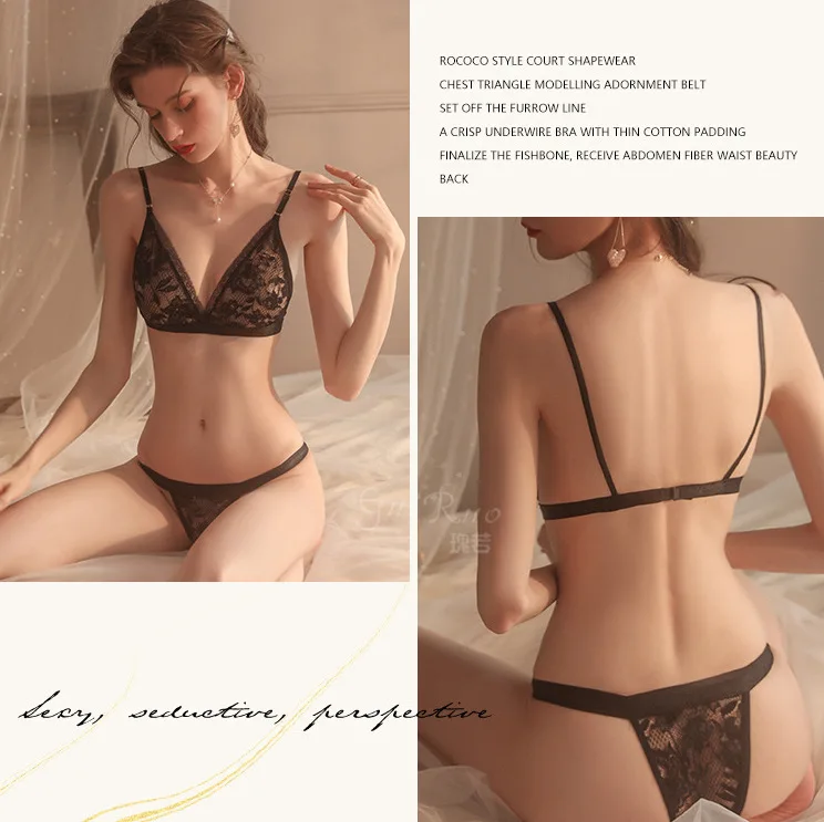 

Высококачественный сексуальный комплект нижнего белья, женский сексуальный кружевной комплект нижнего белья, женские трендовые стринги, д...