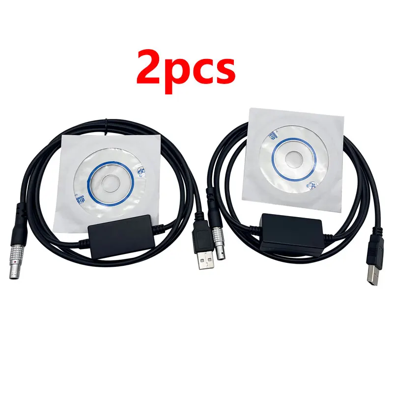 

2pcs Brand NEW USB Data Download Cable for Leica survey total stations Equivalent GEV189 (734700) 0.B 5 pin leica USB cable
