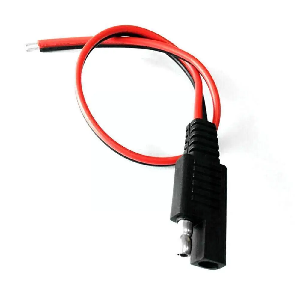 

1pcs Red SAE DIY Cable 18AWG DC Power Automotive Plug Core Plug Pure Wire Copper Cable Battery Solar Cord SAE Extension C0J1