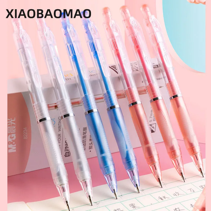 5 Piece Lovely Pink blue Pattern Mechanical Pencil for Writing Students Stationery Creative Gift School Supplies 0.5mm 0.7mm