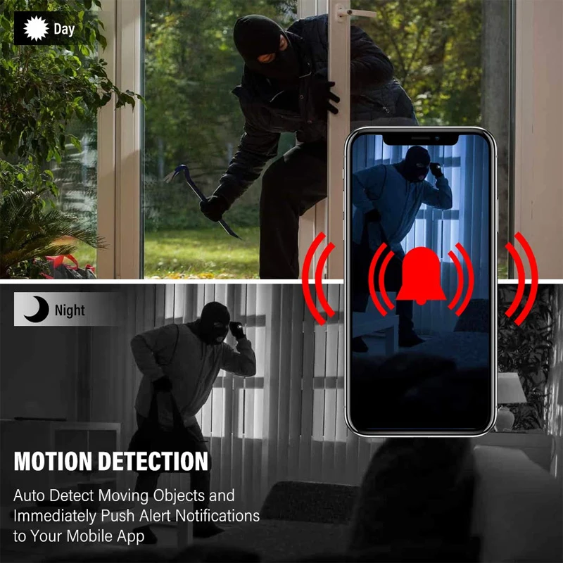 Беспроводная мини-камера видеонаблюдения с Wi-Fi 1080p |