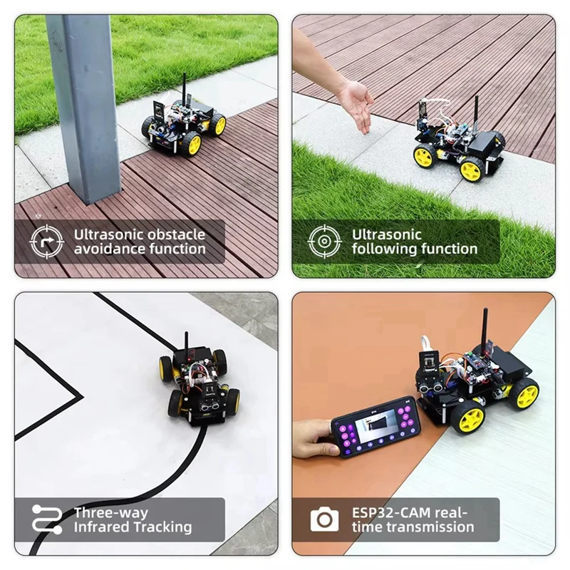 Development Kit Robot For Arduino &amp Keil 5 Programming Combining ESP32 CAM With STM32 Electronics Robotic