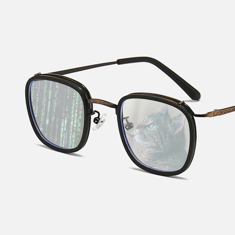 

Очки игровые с квадратным монитором для мужчин и женщин, металлические, с защитой от усталости, от головной боли, с защитой от сисветильник, ...