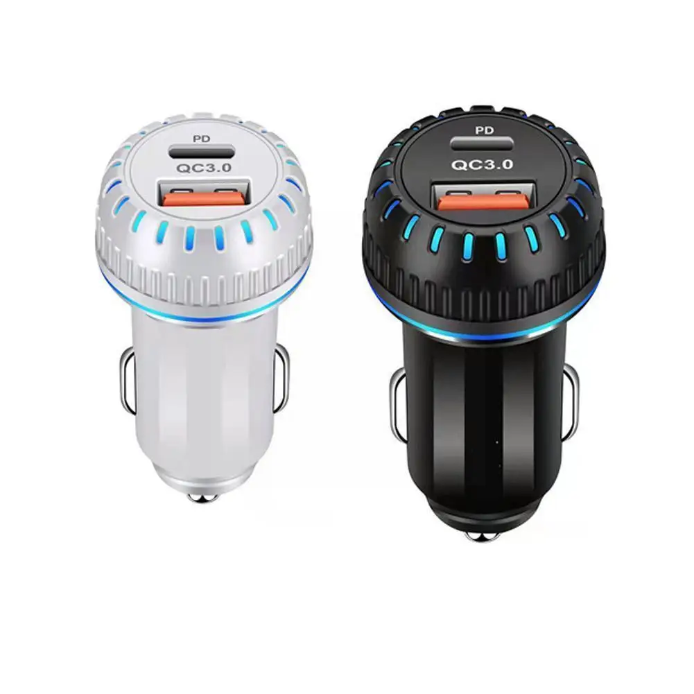 

Car Charger Quick Charge 3.0 PD Type C 3A USB Fast Charge 15W For IPhone For Samsung Auto Mobile Phone Charger Z7N5
