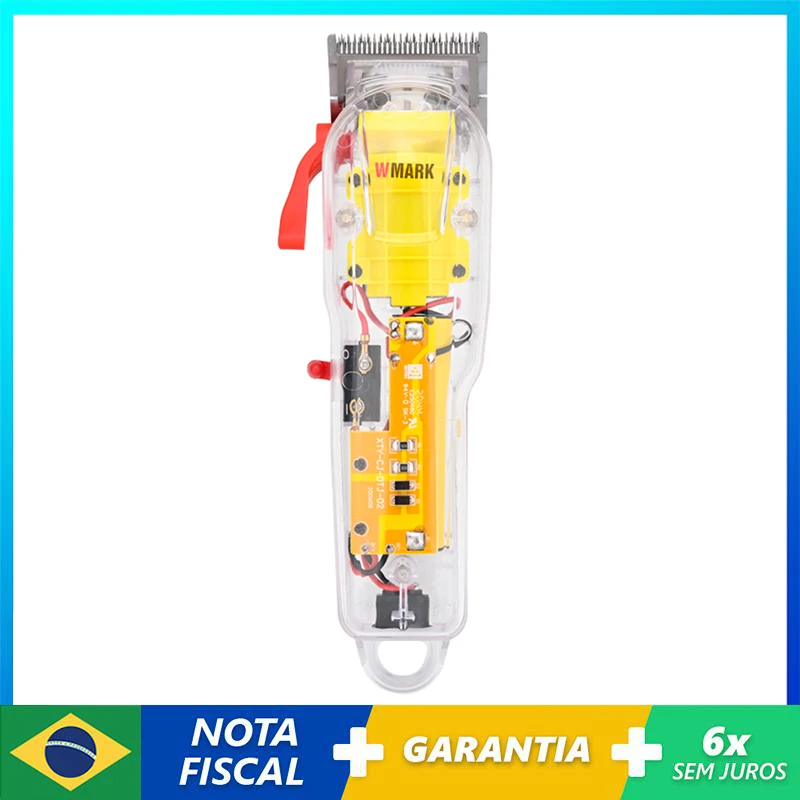 

NG-108 Rechargeable Hair Cutting Machine Cordless Trimmer Transparent Cover Hair Clippers For Men Professional Cordless Trimmer
