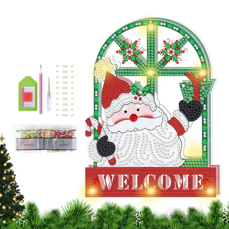 

Christmas Crystal Rhinestone Painting Kits Christmas Crystal Rhinestone Craft Painting Kit Full Round Drill Crystal Rhinestone
