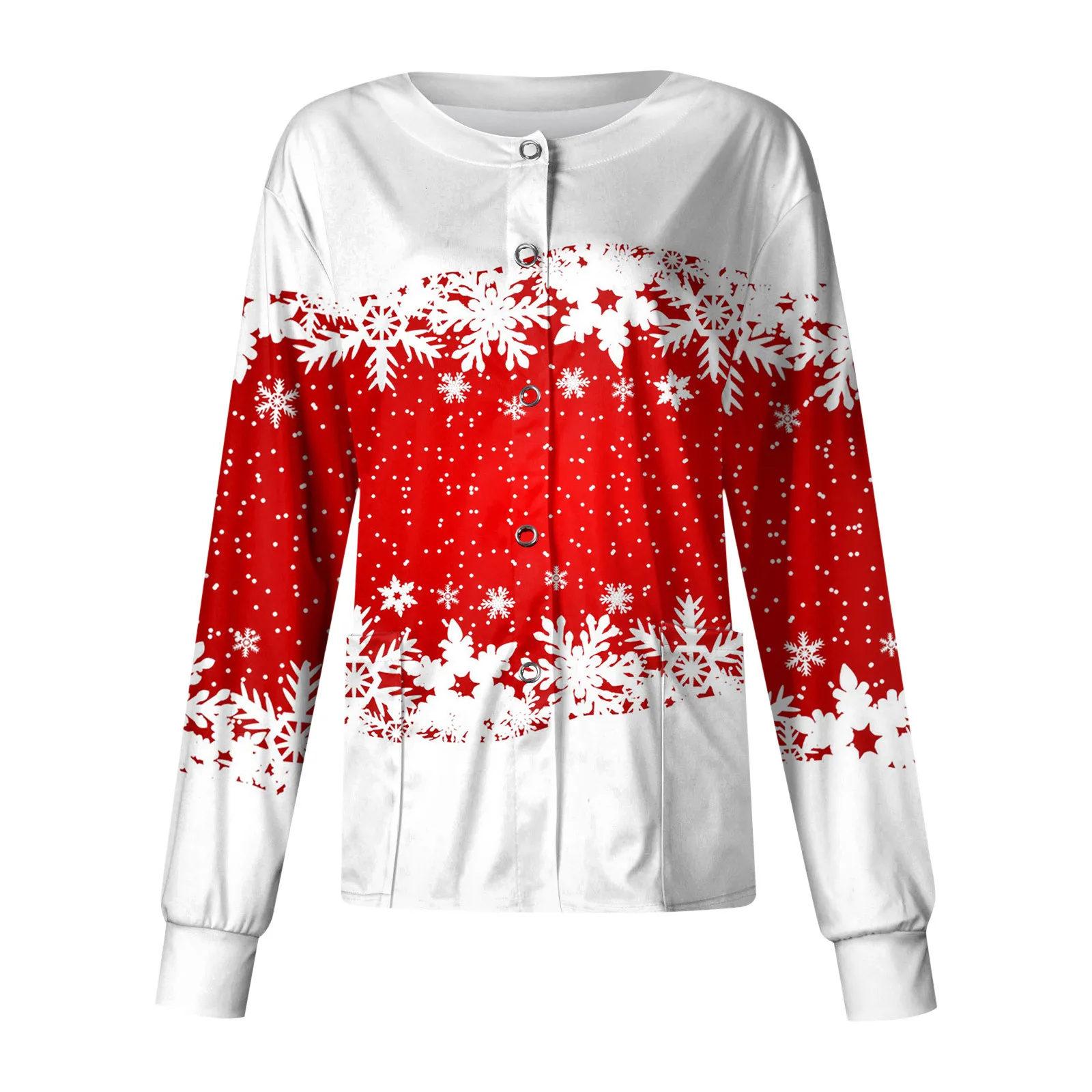 

Женский однобортный защитный комбинезон с карманами и воротником-стойкой