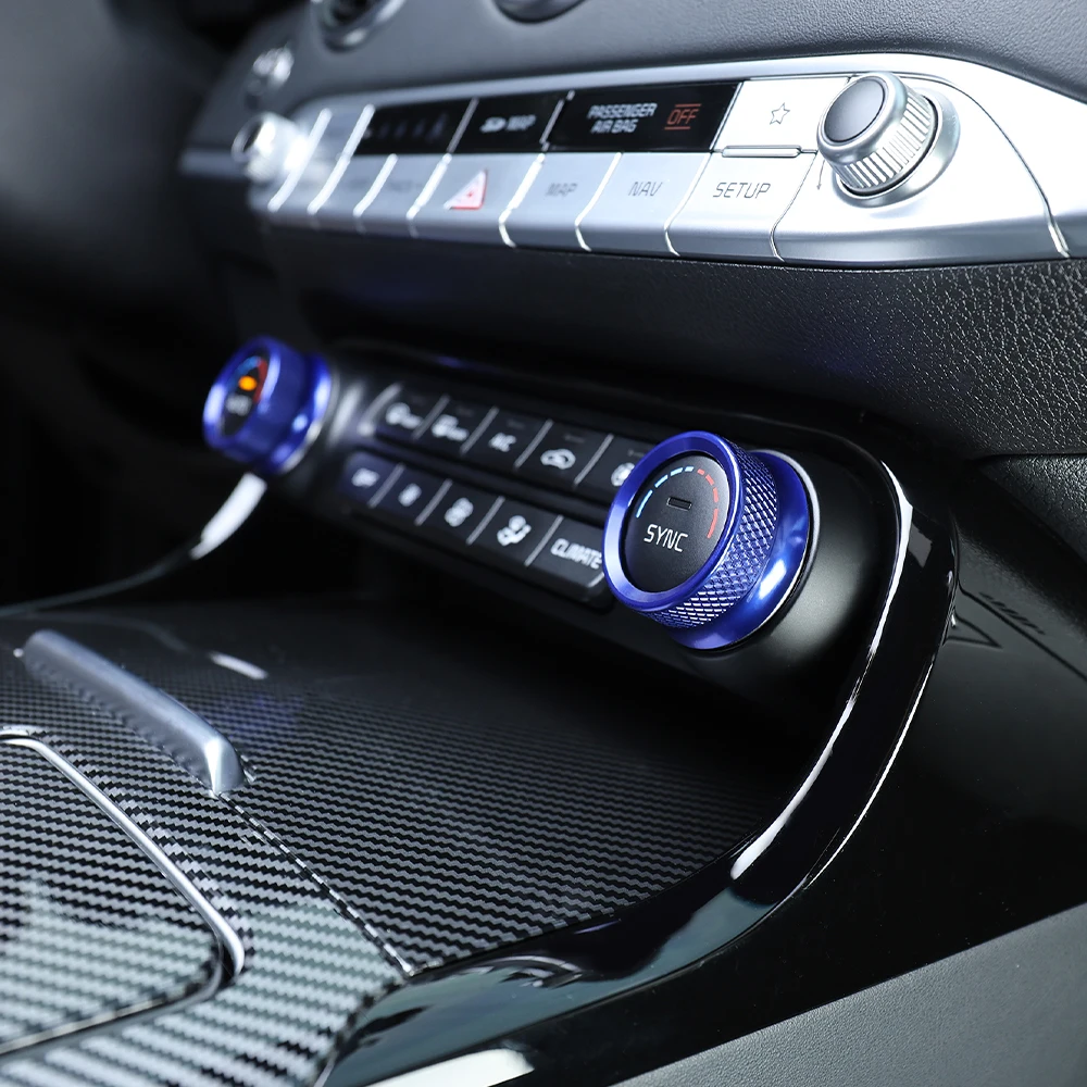 Алюминиевая модель центрального привода, ручка переключателя, кольцевая накладка для Kia Stinger 2019-2024, аксессуары для интерьера