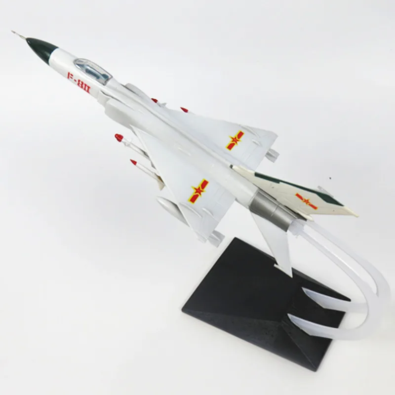 

1:72 ABS Static Simulation Military Aircraft model China F-8 Fighter Airlines Assembled DIY Military airplane model Plane