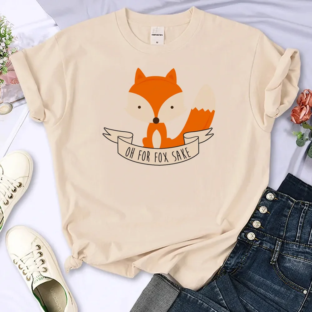 

Oh For Fox Sake t shirt women manga Tee female Japanese streetwear harajuku clothing