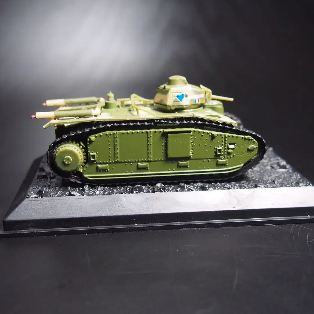 Модель тяжелого танка CharB1 Bis1944 французский танк в масштабе 1:72 литой под давлением