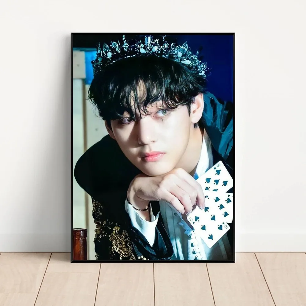 Boy Kim Tae-hyung постер крафт клуб бар бумага искусство живопись спальня обучение