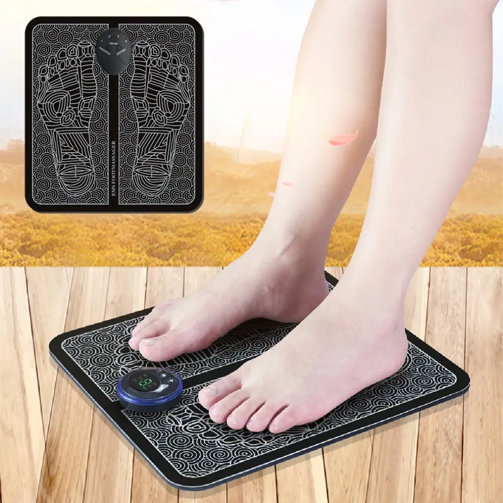 

EMS Mассажер для ног Foot Massager Muscle Stimulator Acupoint Mat Health Care Foot Muscle Massageador Masajeador Eléctrico