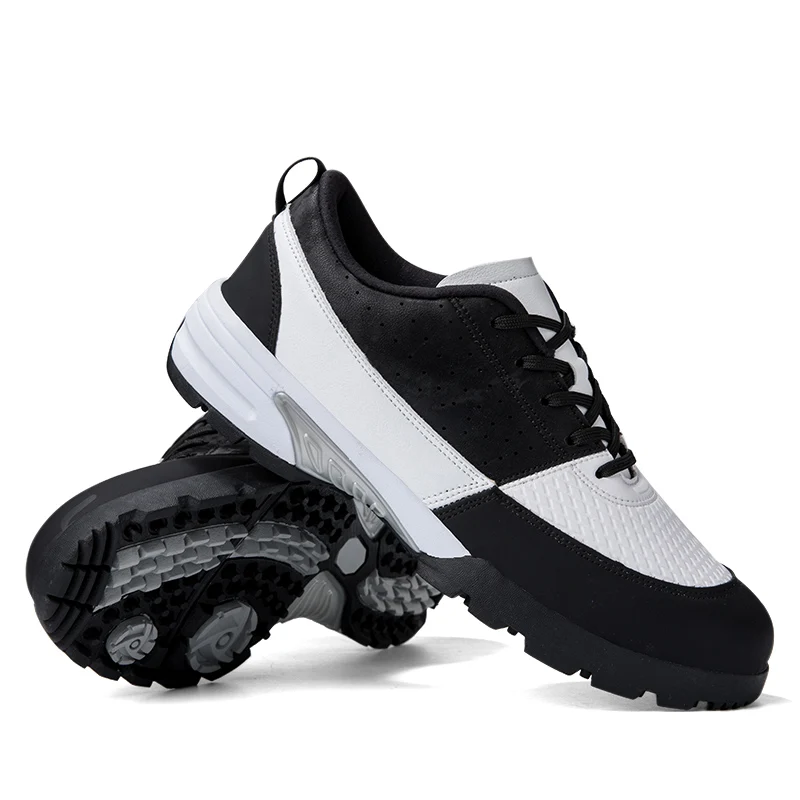New Couple Golf Shoes Mens Professional Comfortable Golf Shoes Outdoor Golf Training Shoes Size 36-46 Men's Spikeless Golf Shoes