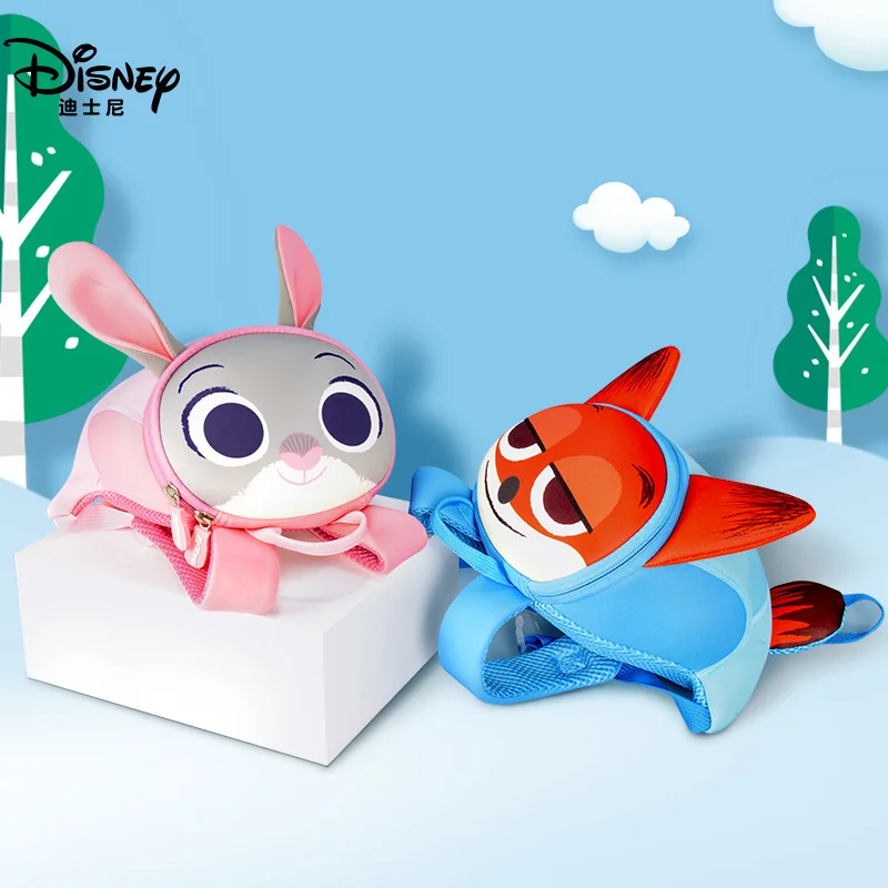 

Disney Infant Kindergarten Schoolbag Boys and Girls 1-3 Years Old Children Cartoon Travel Children's Bag Anti Loss Backpack