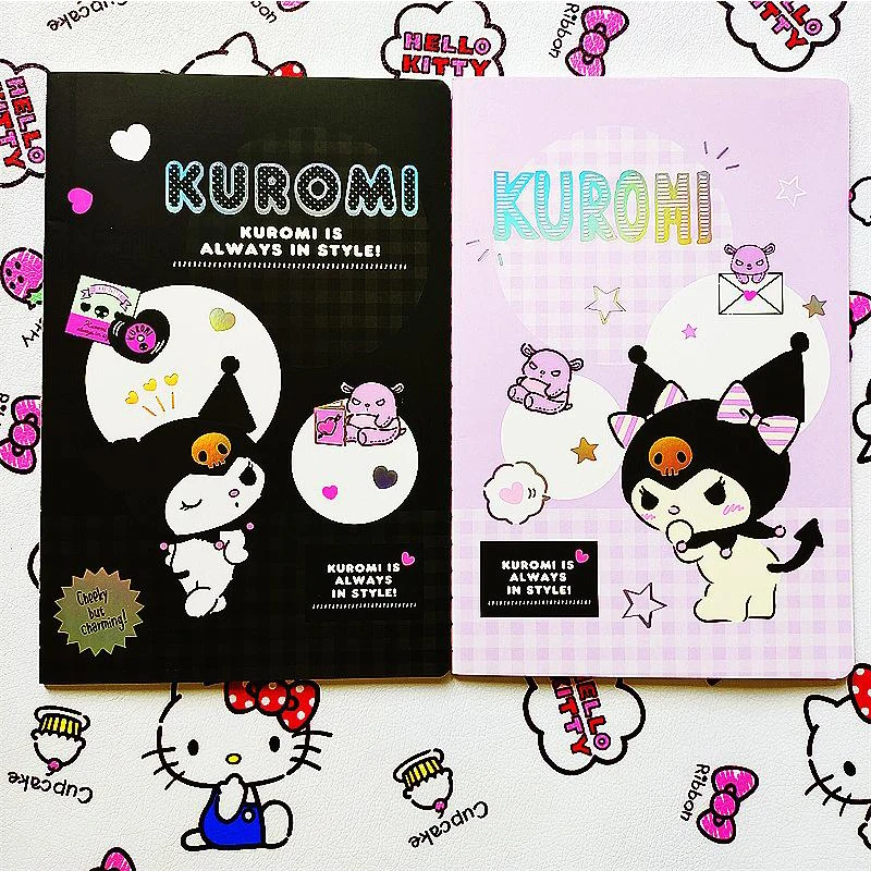 

Kawaii Sanrios Kuromi аниме A5 блокнот с милым мультяшным рисунком, блокнот, канцелярские принадлежности, экзамен, игрушка для девушек