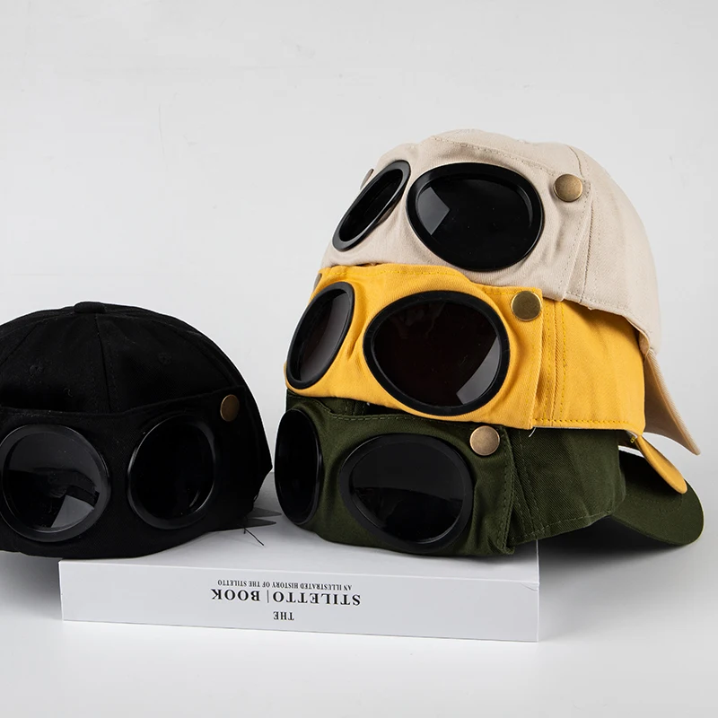 

Новинка, летняя кепка-авиатор, индивидуальные очки, стиль унисекс, солнцезащитные очки, Мужская кепка, базовая шапка, кепка для мальчиков