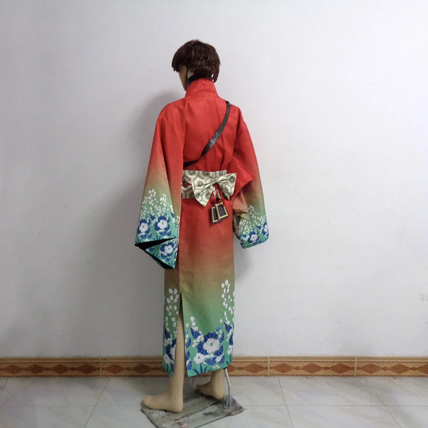 Красное кимоно DMMD Dramatical Murder Koujaku Рождественская униформа для Хэллоуина костюм