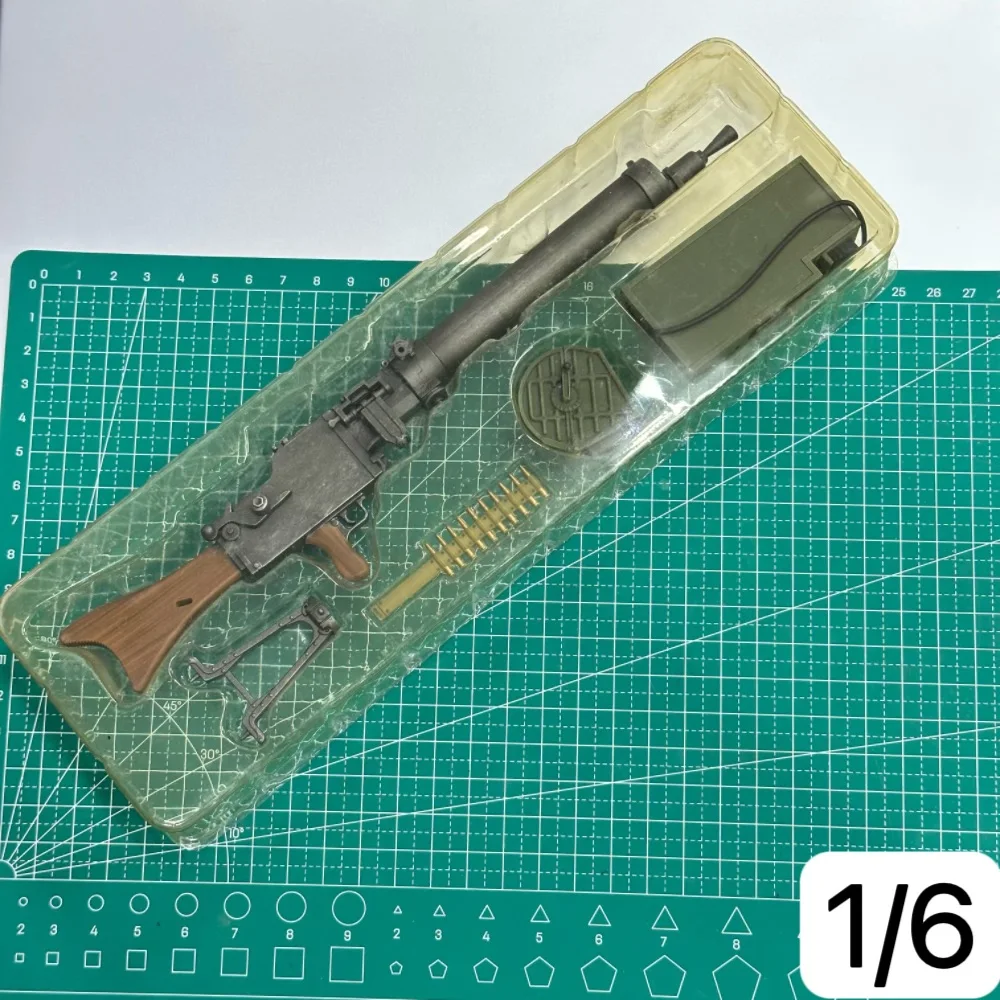 Фото Фигурки солдат в масштабе 1/6 MG08/15, модель пулемета, немецкий пластиковый комплект с водяным охлаждением WWI для 12-дюймового военного дисплея №5