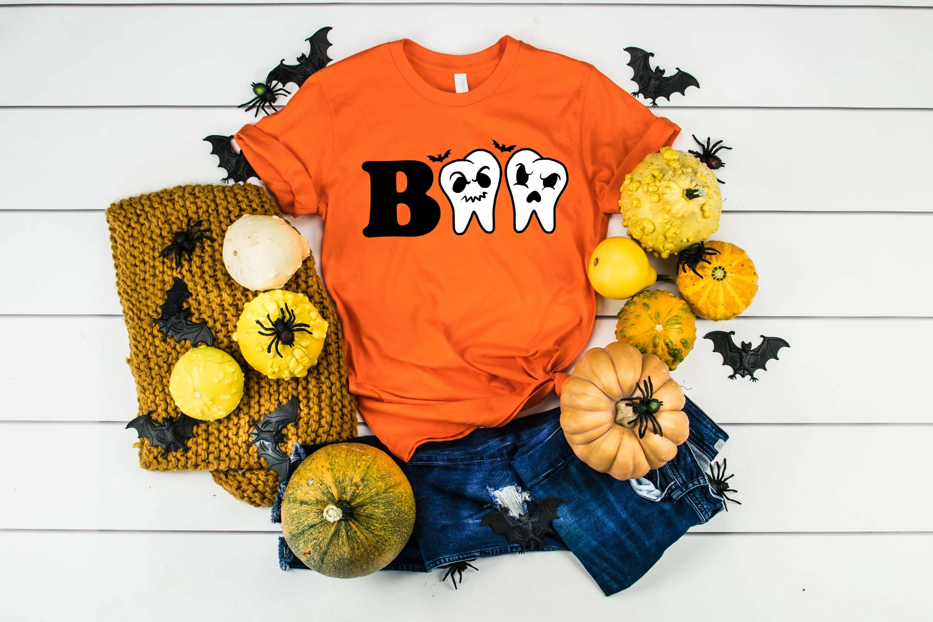 Boo дантист футболка рубашка симпатичный зуб стоматология гигиенист костюм