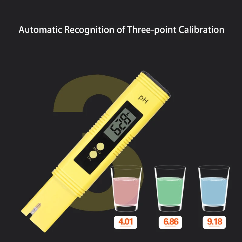 

Portable PH02 Digital PH Test Pen Fish Tank Water PH Meter Measuring Range 0-14 High Precision LCD PH Meter Pen Tester