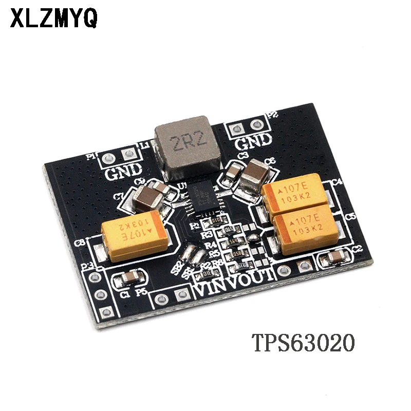 

TPS63020 Buck boost Power Supply Module Low Ripple Automatic Step Up Step Down Board Module 2.5V 3.3V 4.2V 5V Lithium Battery