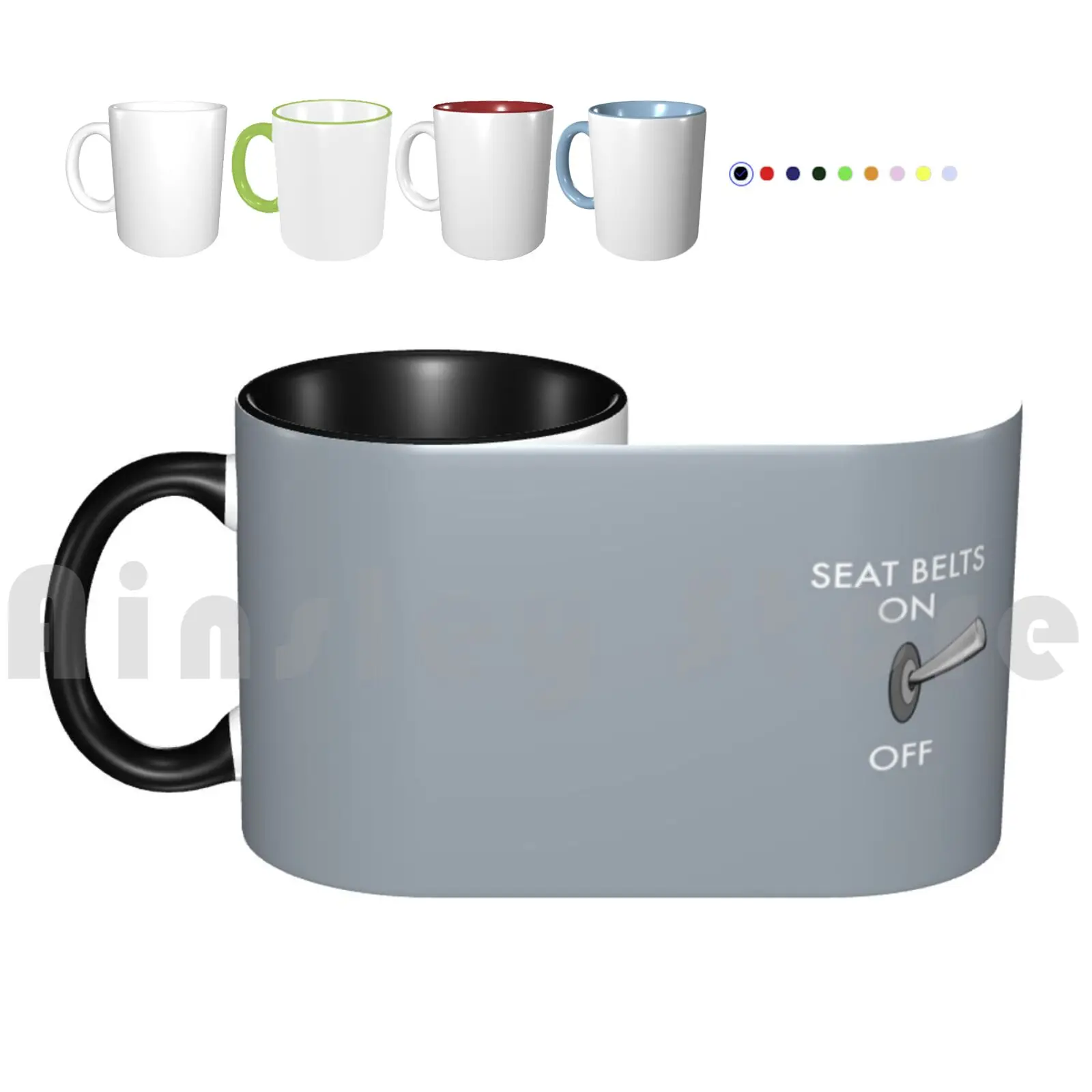 

Выключатель/выключатель ремня безопасности в кабине, фотокружки, Авиатор Avgeek, переключатель летающей кабины