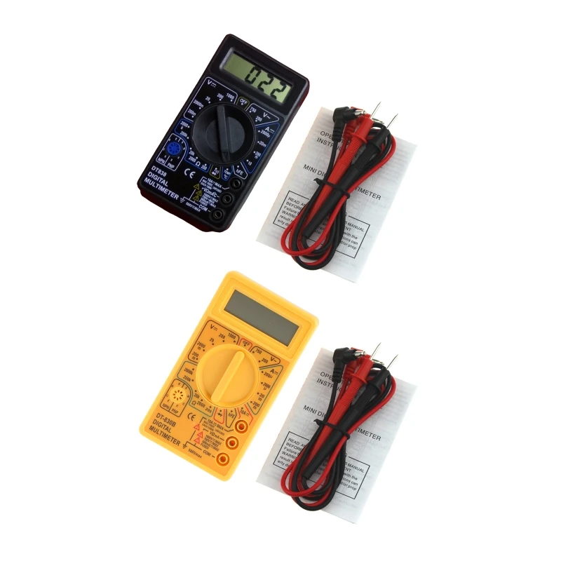 

Цифровой ручной мультиметр K1KA, мини-Вольтметр и амперметр с ЖК дисплеем, Омметр, измеритель напряжения постоянного и переменного тока для д...