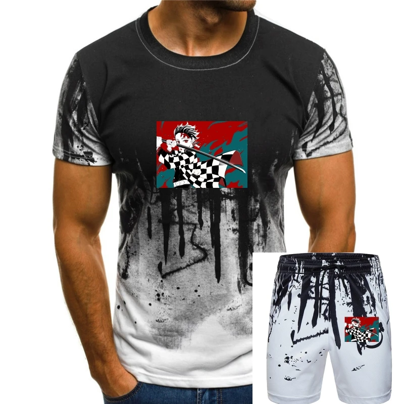 

Fashion Ghost Blade woman tshirts quick dry breathable Casual Popular fabric tshirt Summer harajuku Short Sleeve Anime printing