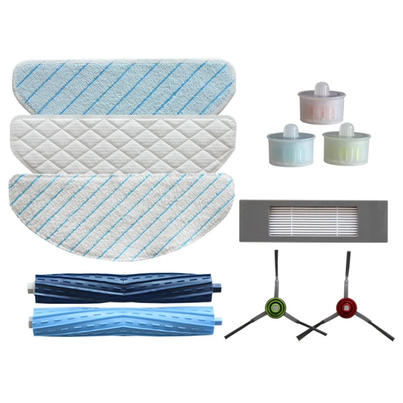 

Аксессуары для уборочной машины Ecovacs T9 AIVI, вращающаяся щетка, основная щетка, боковая щетка, фильтр, элементы, очиститель тряпки