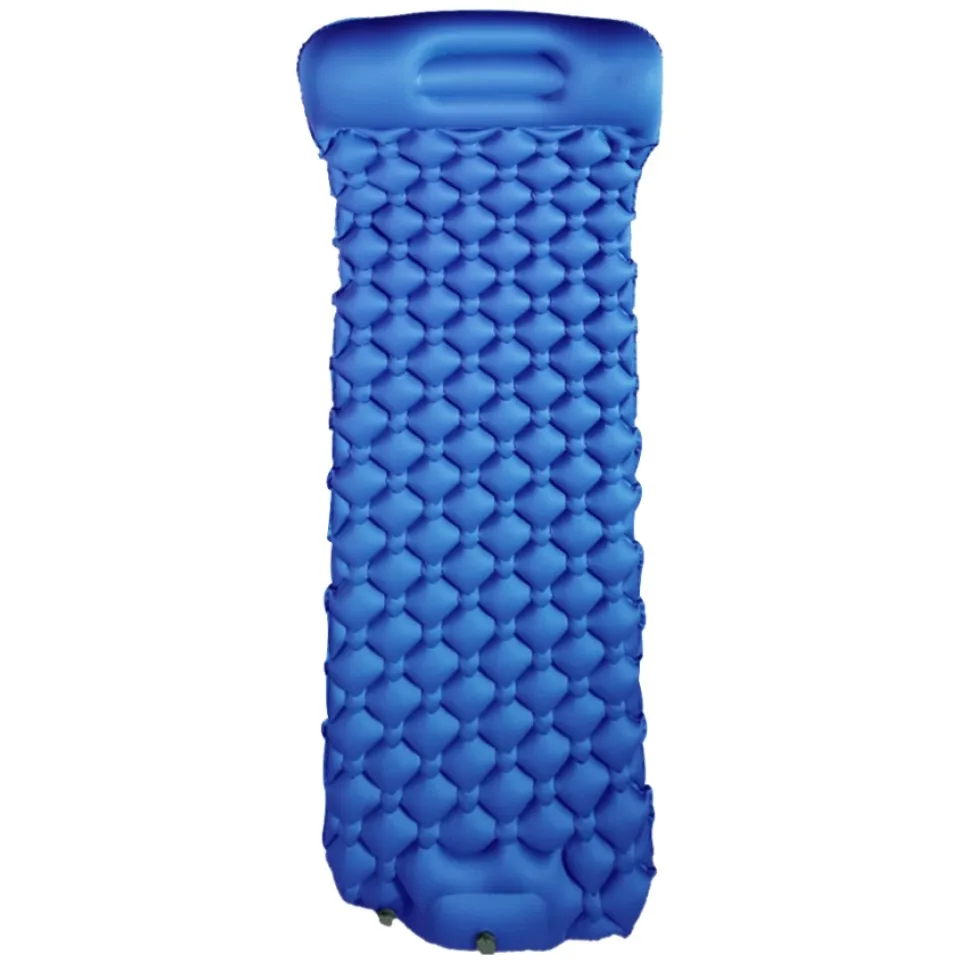 

Custom Ultralight Tpu Inflatable Air Mattress Sleeping Pad Outdoor Camping Mat With Pillow Attached Self Inflating 3 Inches Camp