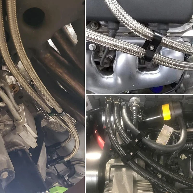 6AN сепаратор для шланга крепежные зажимы топливной линии алюминиевый переходник