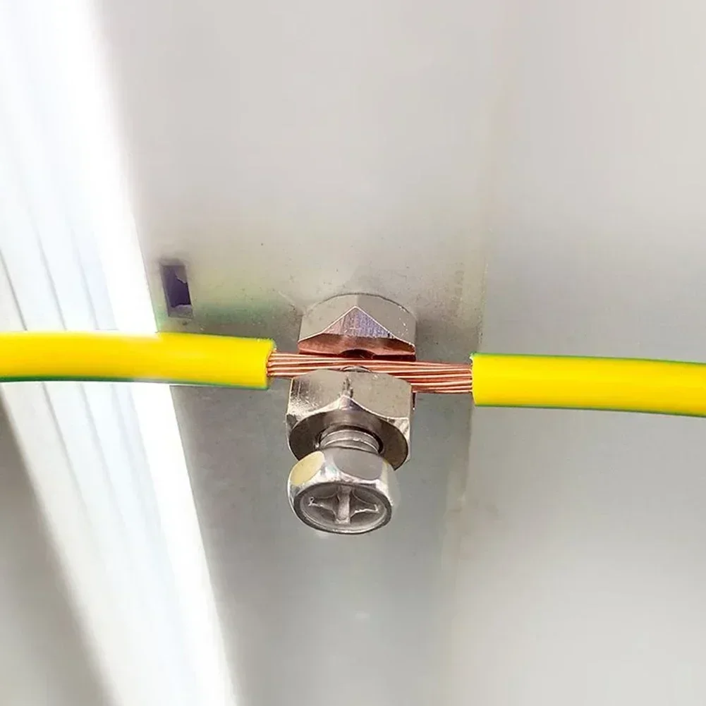 2 шт. комплект зажимов для проводов с заземляющим наконечником 600-1500 Вт крепежные