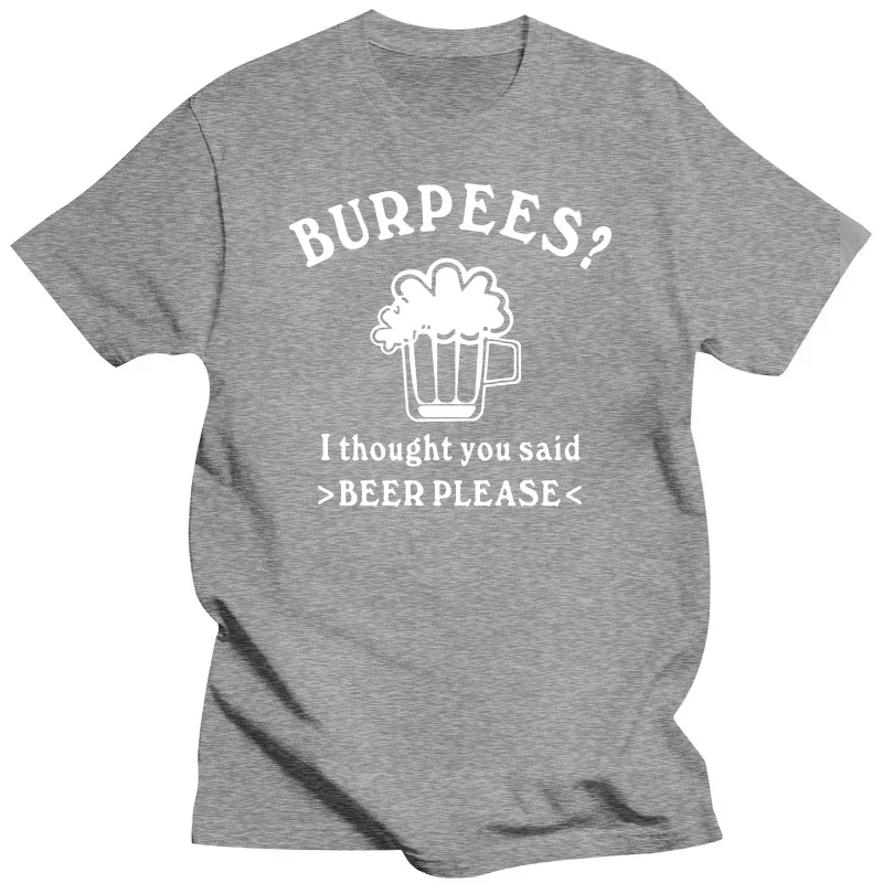 Фото Футболка мужская с коротким рукавом и надписью «Burpees» №3