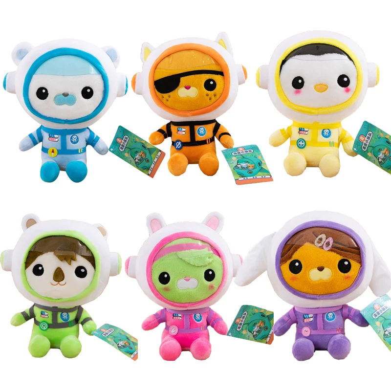 

22cm Octonauts Plush Doll Toy Barnacles Shellington Tweak Kwazii Peso Plushie Figure Soft Sleeping Pillow Gift for Kids Children