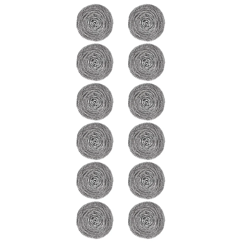 

Steelkitchen Scrubber Scouring Wool Wire Scrubbing Cleaning Sponges Stainless Metal Potpad Brush Scourer Accessory Pads Helper