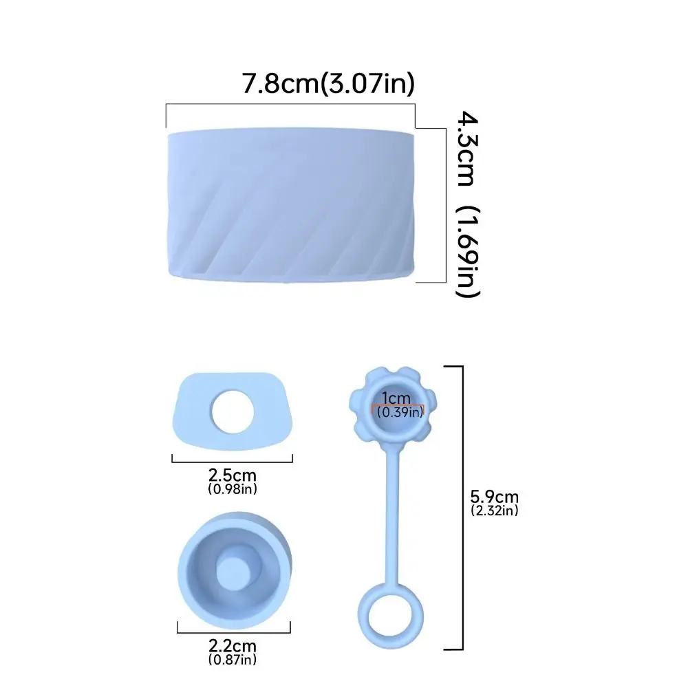 Противоскользящая Силиконовая пробка для бутылки с водой 7 5 см 40