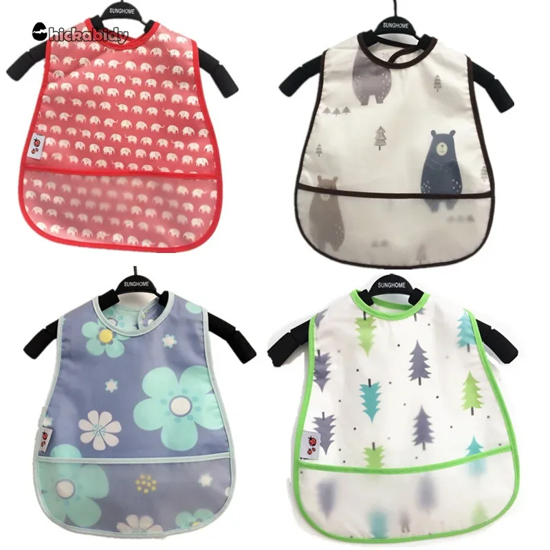 Детские нагрудники из ЭВА с принтом фруктов мультфильма детские для кормления