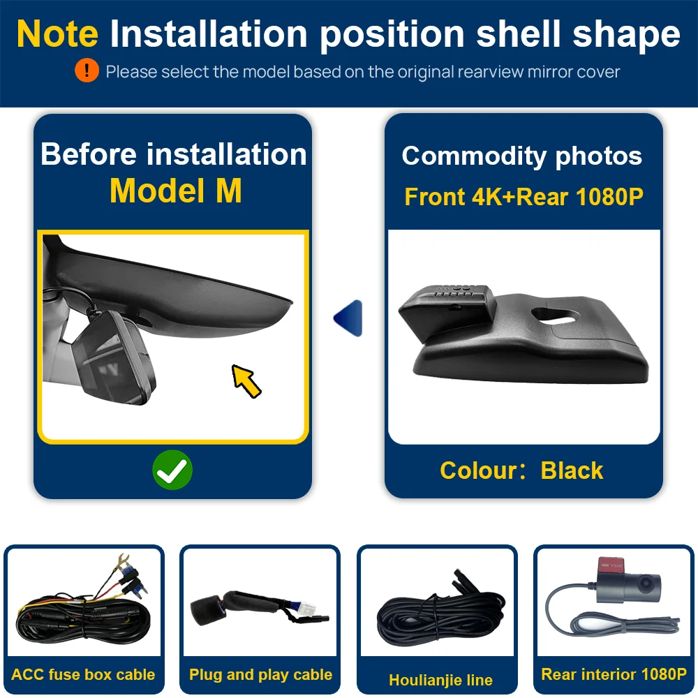 

Индивидуальное OEM Plug and Play для Toyota Corolla Cross SUV Видеорегистратор автомобильный внутреннее зеркало заднего вида, крышка датчика дождя, модель 2022, год