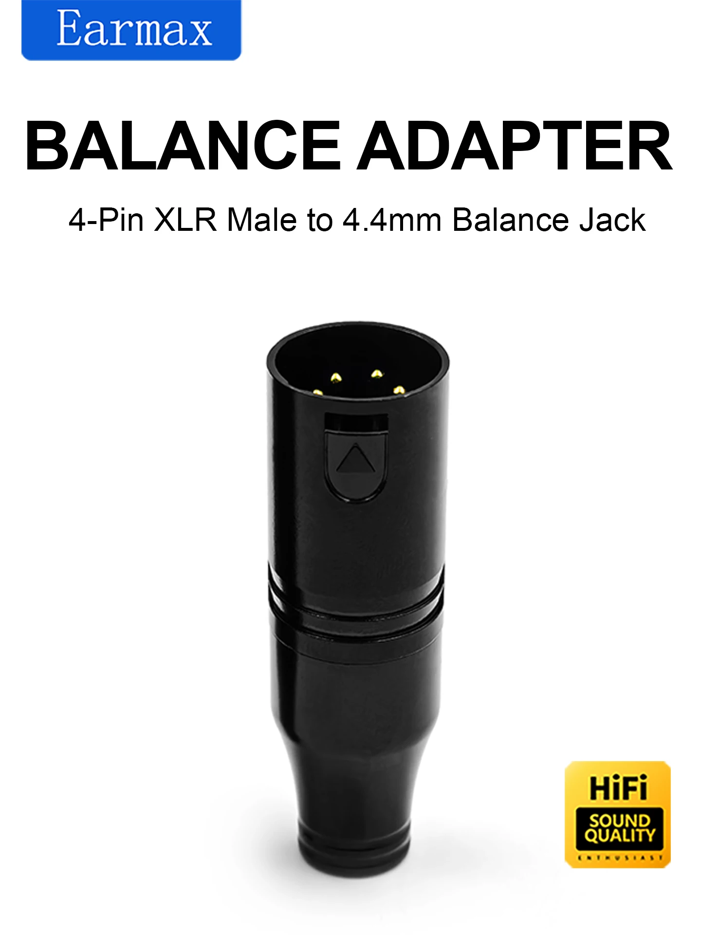 Фото Xlr-4 Мужской Xlr Мужской Сбалансированный адаптер на гнездо 4,4 мм Усилитель Четырехконтактный Xlr на 4,4 Позолоченный штифтовый адаптер №5