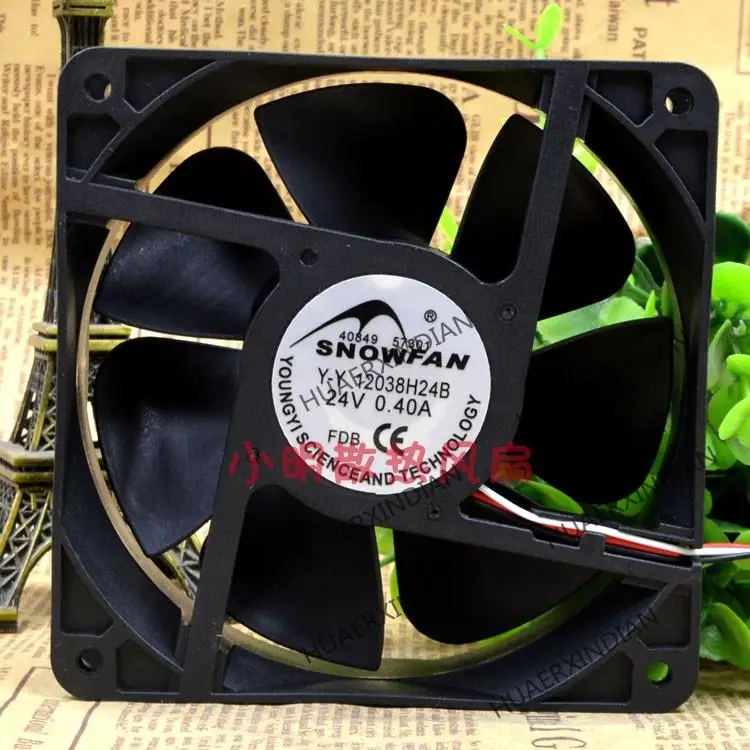 

New Y-Y12038H24B 12038 24V 12cn Cooling Fan Assembly Kit