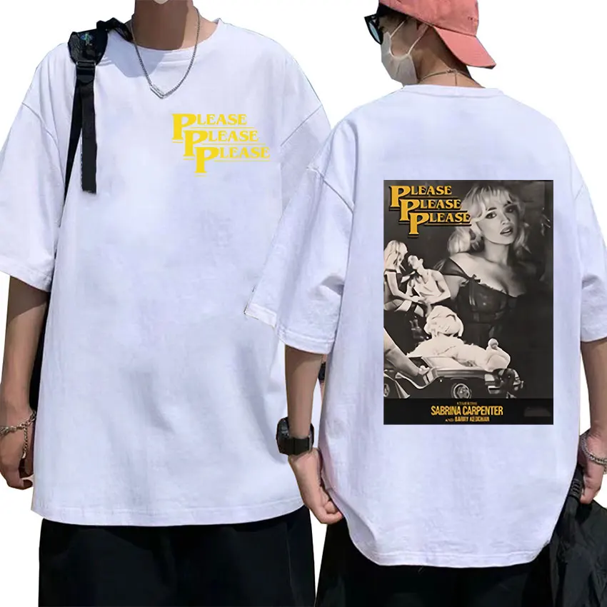 Футболки с графическим принтом пожалуйста Сабина плотник мужские и женские